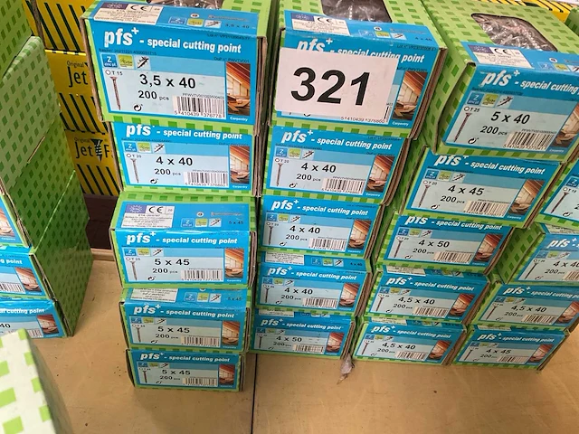 20 x dozen hardhout schroeven - afbeelding 2 van  4