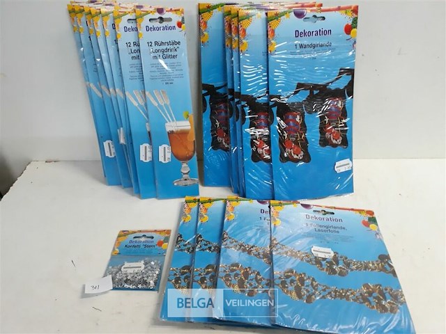 20 x feestartikelen mix 4 assorti - afbeelding 1 van  3