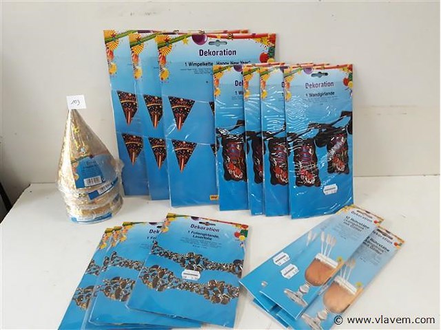 20 x feestartikels assorti - afbeelding 1 van  2