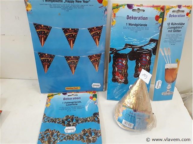 20 x feestartikels assorti - afbeelding 2 van  2