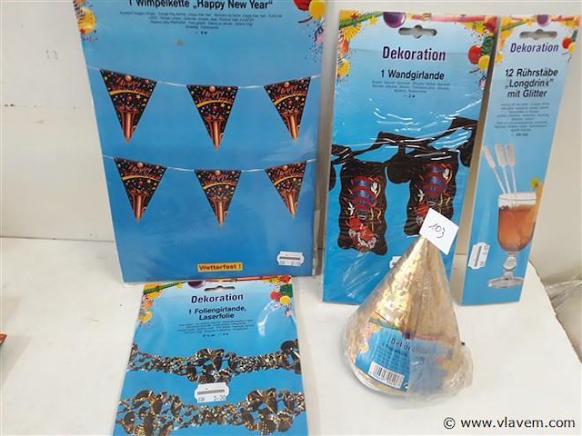 20 x feestartikels assorti - afbeelding 2 van  2