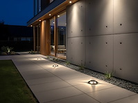 20 x gu10 grondspot rond zand zwart - afbeelding 4 van  7