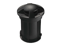 20 x gu10 grondspot rond zand zwart - afbeelding 6 van  7