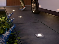 20 x gu10 grondspot vierkant satijn nickel - afbeelding 1 van  5