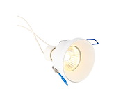 20 x gu10 inbouw armatuur wit met lamphouder - afbeelding 4 van  6