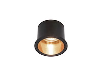 20 x gu10 inbouw armatuur zwart en goud met lamphouder - afbeelding 2 van  5