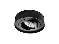 20 x gu10 inbouw armatuur zwart kantelbaar met lamphouder - afbeelding 4 van  7