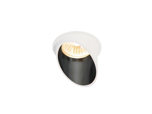 20 x gu10 inbouw design armatuur cilinder zand wit en zwart met lamphouder - afbeelding 1 van  5