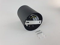 20 x gu10 opbouwspot armatuur zwart kantelbaar 12,5cm - afbeelding 6 van  7