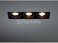 20 x gu10 verstelbare inbouwframes – rechthoekig – zwart – model ep-3 - afbeelding 5 van  5