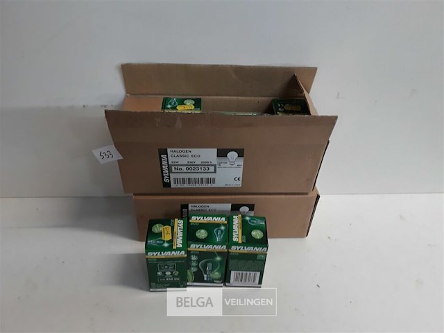 20 x halogeen vervanglamp 53w bajonet - afbeelding 1 van  3