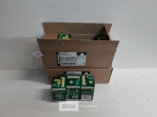 20 x halogeen vervanglamp 53w bajonet - afbeelding 1 van  3