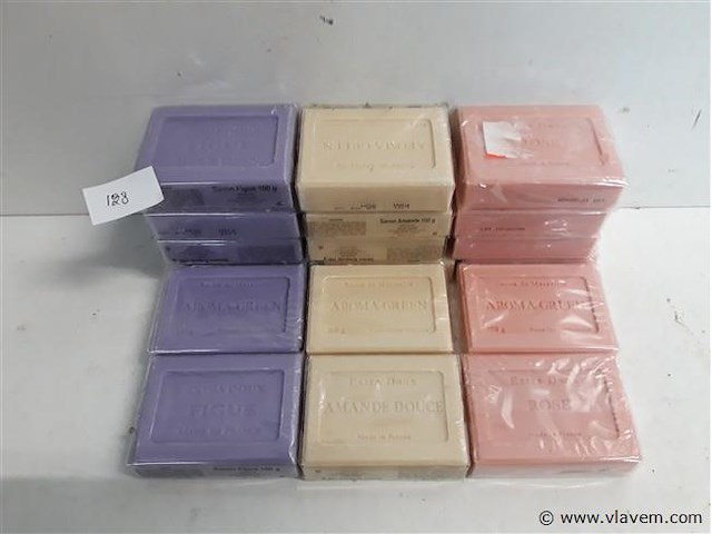 20 x handzeep blok 100 gram 3 geuren - afbeelding 1 van  2