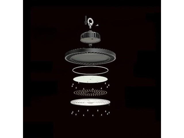 20 x highbay ufo 100w - pro design smd - dimbaar - koud wit 6500k - afbeelding 7 van  9