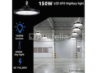 20 x highbay ufo 150w – pro design – instelbaar vermogen (60% / 80% / 100%) – 6500k cool white