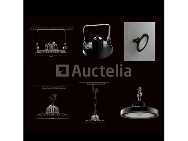 20 x highbay ufo 150w – pro design – instelbaar vermogen (60% / 80% / 100%) – 6500k cool white - afbeelding 8 van  9