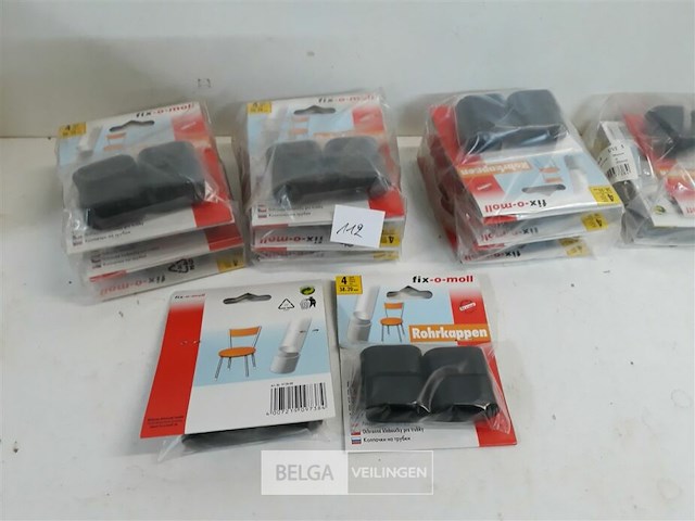 20 x insteeddop zwart 4 stuks 38x20 mm - afbeelding 2 van  3