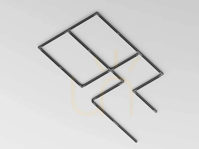 20 x intec 3-fase spanningsrail flex koppelstuk zwart - afbeelding 5 van  8