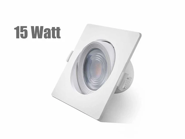 20 x intec ultralage inbouwspots 15 watt - afbeelding 7 van  7