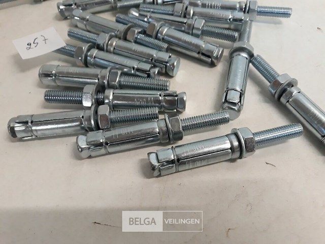 20 x keilbouten m10 x 100 huls 50 mm - afbeelding 3 van  3