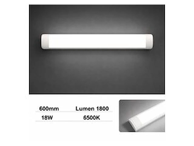 20 x led batten 18w – 60cm – 6500k koud wit – koppelbaar – tetra-60 - afbeelding 1 van  6