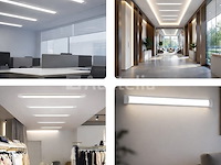 20 x led batten 36w – 120cm – 6500k koud wit – koppelbaar – tetra-120 - afbeelding 4 van  5