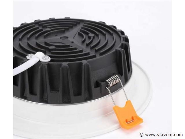 20 x led downlight – 15w – 6500k koud wit – ip20 - afbeelding 3 van  5