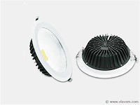 20 x led downlight – 30w – 6500k koud wit – cob – ip20 - afbeelding 2 van  4