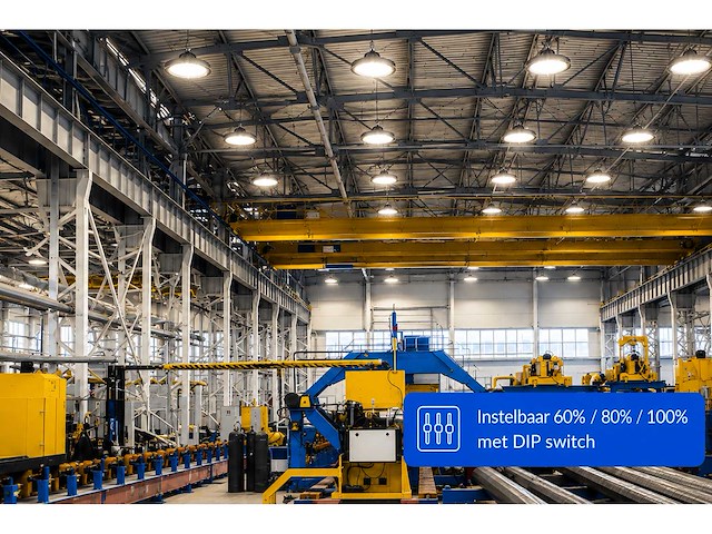 20 x led highbay ufo pro 200w – instelbaar 60% / 80% / 100% – 4000k – web-200 - afbeelding 2 van  5