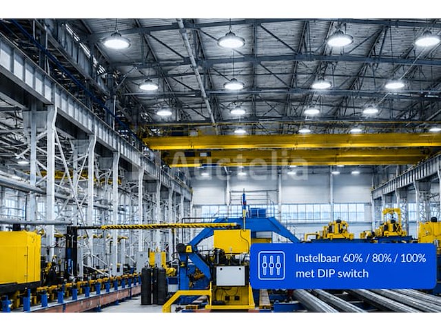 20 x led highbay ufo pro 200w – instelbaar 60% / 80% / 100% – 6500k – web-200 - afbeelding 4 van  6