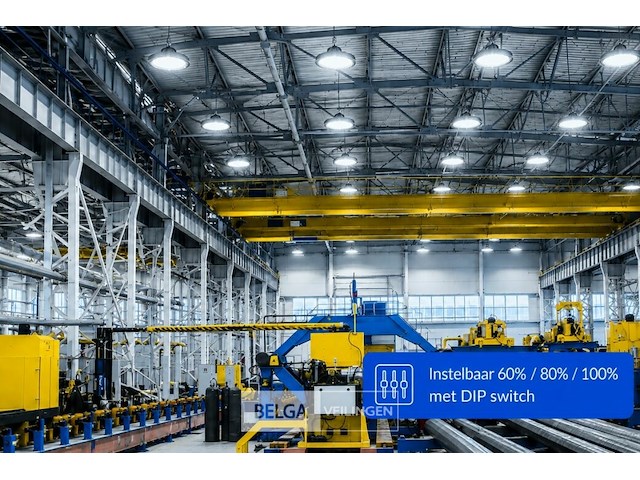 20 x led highbay ufo pro 200w – instelbaar 60% / 80% / 100% – 6500k – web-200 - afbeelding 3 van  7