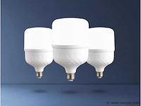 20 x led lamp – e27 – 48w – 6500k koud wit – ip20 - afbeelding 1 van  3