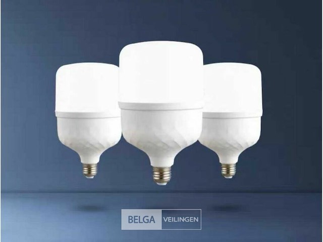 20 x led lamp – e27 – 48w – 6500k koud wit – ip20 - afbeelding 2 van  4