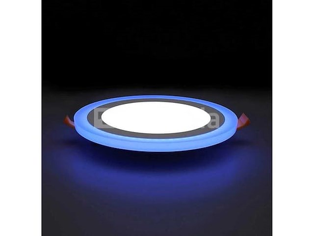 20 x led paneel – blauw / wit – 24w (18w + 6w) – aan/uit - afbeelding 4 van  5