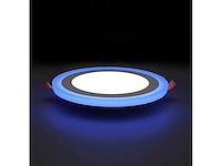 20 x led paneel – blauw / wit – 24w (18w + 6w) – aan/uit - afbeelding 1 van  5