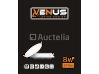 20 x led paneel – rond inbouw – 8w – 3000k warm wit – ip20 - afbeelding 3 van  4