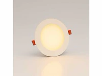20 x led paneel – rond inbouw – 8w – 3000k warm wit – ip20