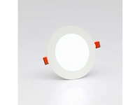 20 x led paneel – rond inbouw – 8w – 6500k koud wit – ip20