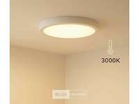 20 x led-paneel – ronde opbouwmontage – 30w – 3000k – warm wit - afbeelding 2 van  6