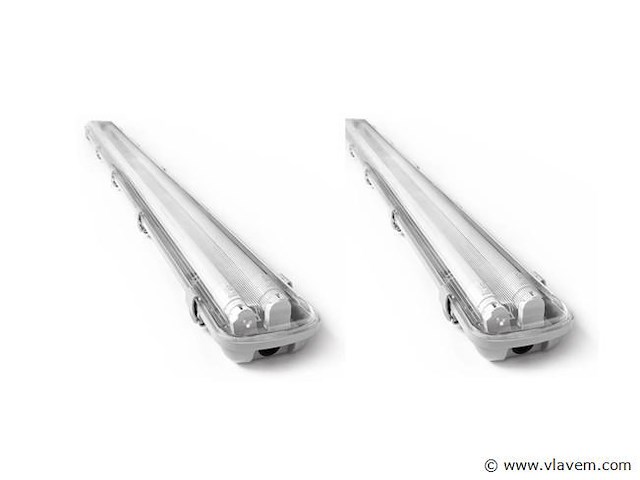 20 x led tl armatuur 120 cm inclusief led buizen - afbeelding 1 van  8
