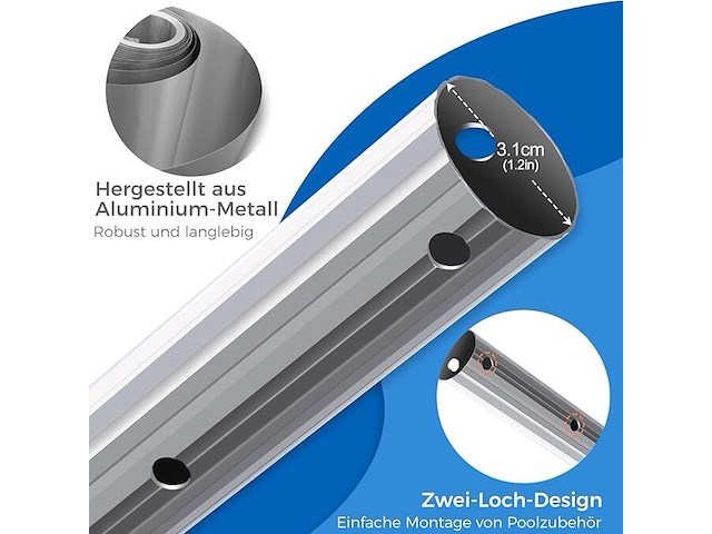 20 x mastertop telescoopstang voor zwembad - afbeelding 4 van  6