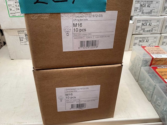 20 x oog bouten m16 - afbeelding 2 van  3
