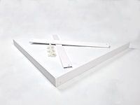 20 x opbouw frame voor 60x60 panelen wit kliksystem - afbeelding 6 van  6