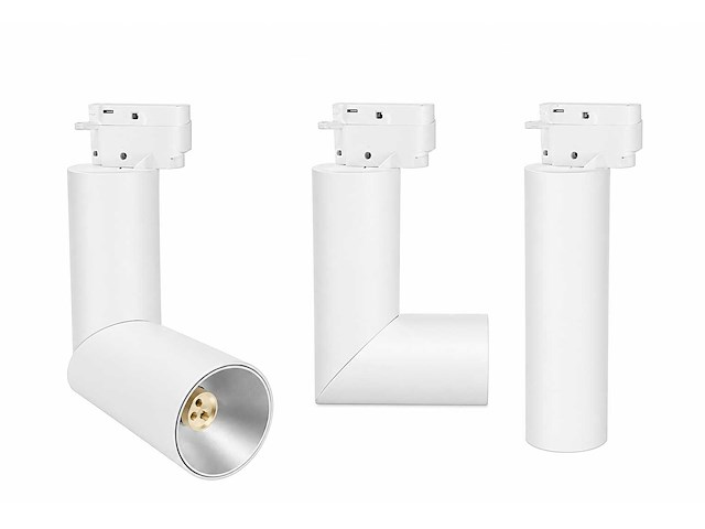 20 x rail spot armatuur – gu10 – wit – ip20 – toronto - afbeelding 2 van  5