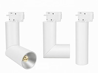 20 x rail spot armatuur – gu10 – wit – ip20 – toronto - afbeelding 3 van  6