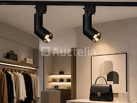 20 x rail spot armatuur – gu10 – zwart – ip20 – toronto - afbeelding 2 van  5