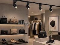 20 x rail spot armatuur – gu10 – zwart – ip20 – toronto - afbeelding 4 van  5