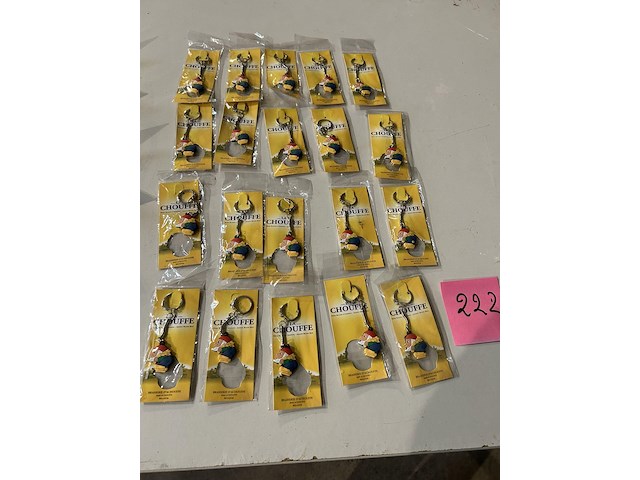 20 x sleutelhanger brouwerij la chouffe - afbeelding 1 van  3