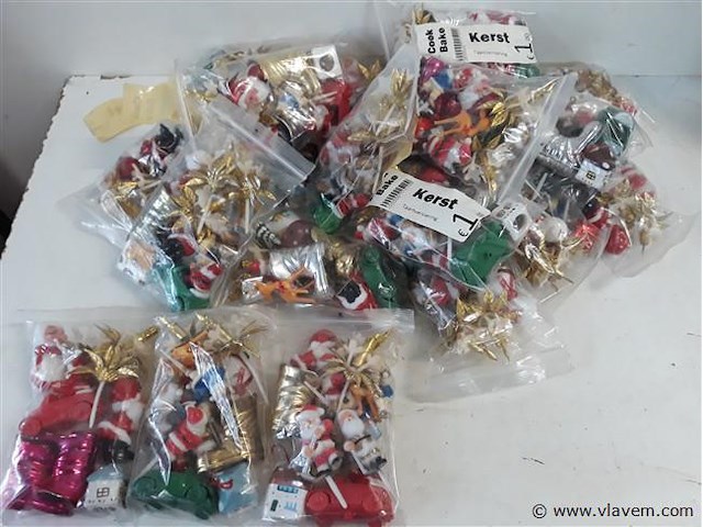 20 x taartdeco kerst - afbeelding 1 van  2