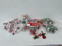 20 x taartdecoratie kerst assorti - afbeelding 1 van  2